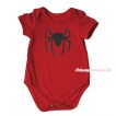 Halloween Red Baby Jumpsuit & Spider Print TH584